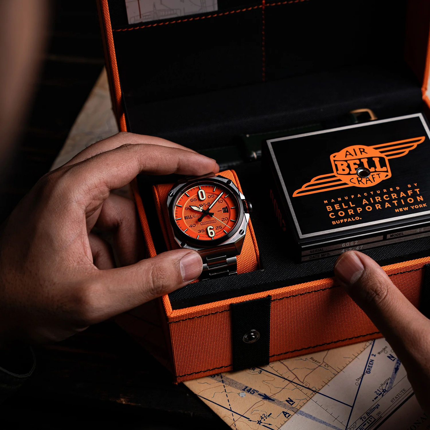 zegarek AV-4106-22 automatyczny męski Bell X-1 - miniatura 6