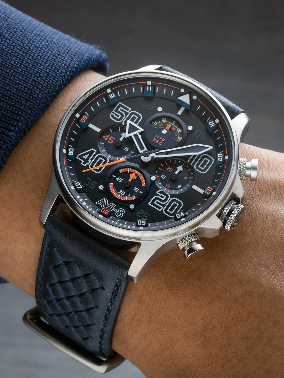 zegarek AVI-8 AV-4093-03 męski z chronograf Hawker Typhoon - miniatura 6