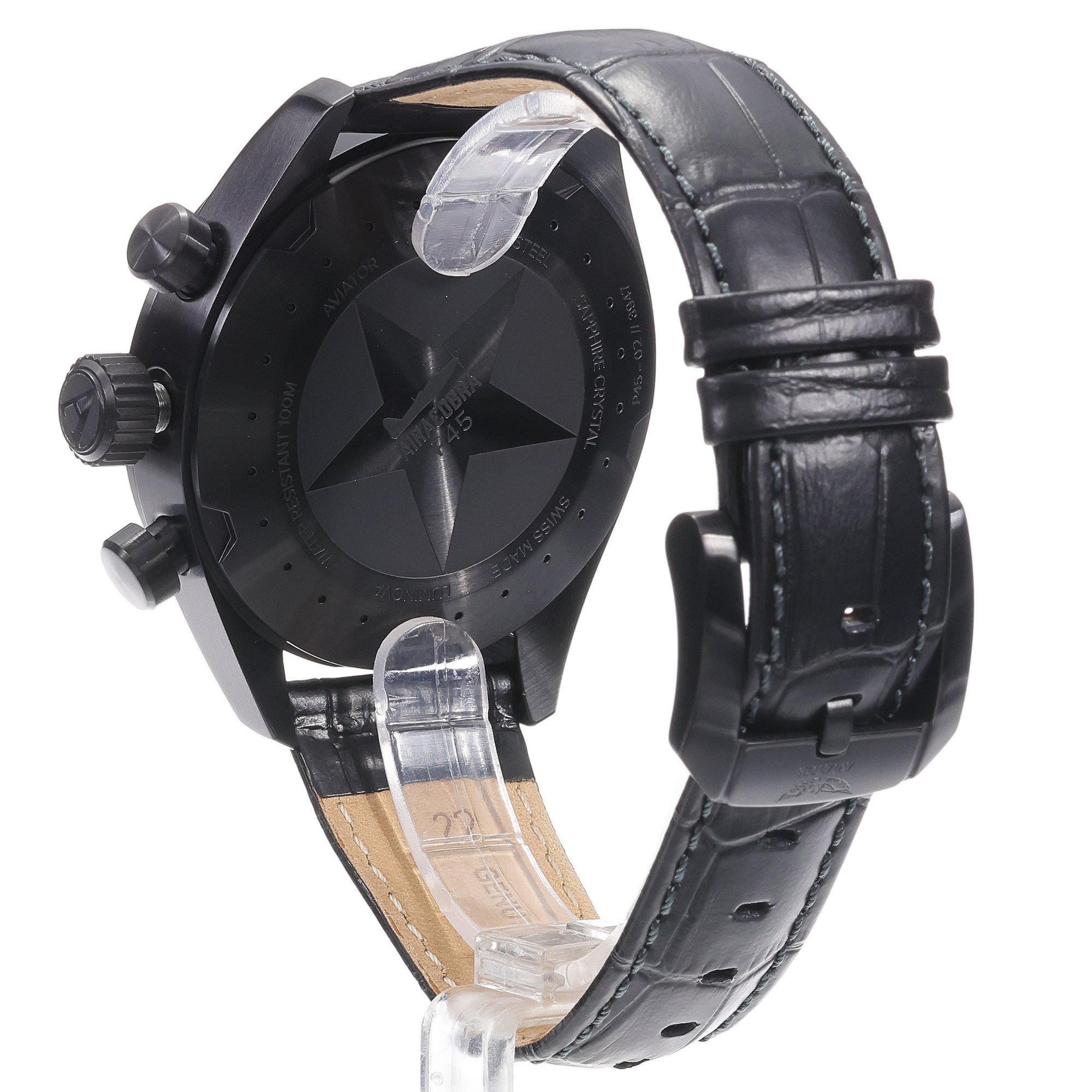 zegarek Aviator V22551694 czarny Airacobra - miniatura 4