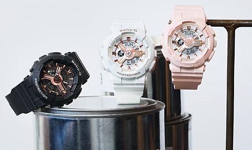 zegarek Baby-G BA-110RG-7AER biały Baby-G