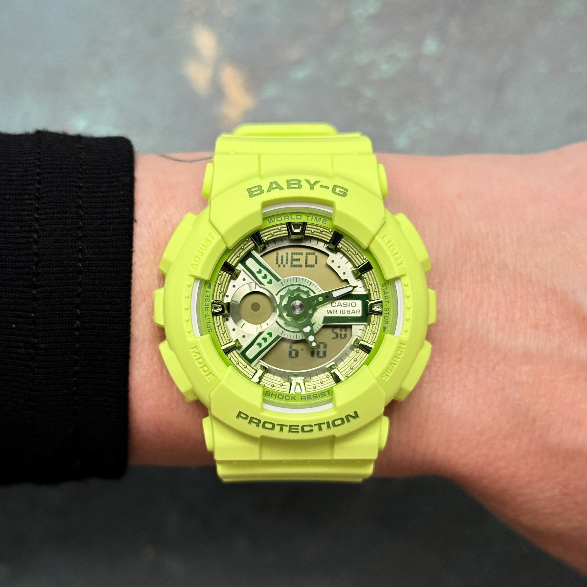 zegarek Baby-G BA-110YK-3AER-MAN G-Shock x Star Wars The Mandalorian Grogu Baby-G mineralne - miniatura 11