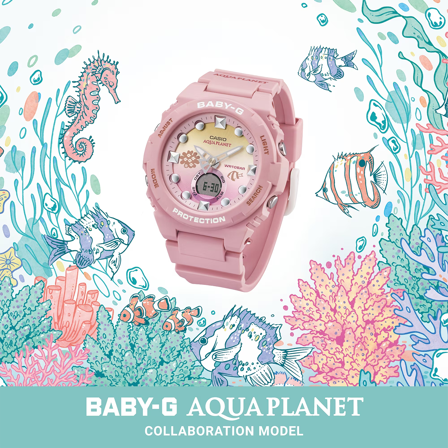 zegarek Baby-G BGA-320AQ-4AER kwarcowy damski Baby-G - miniatura 4