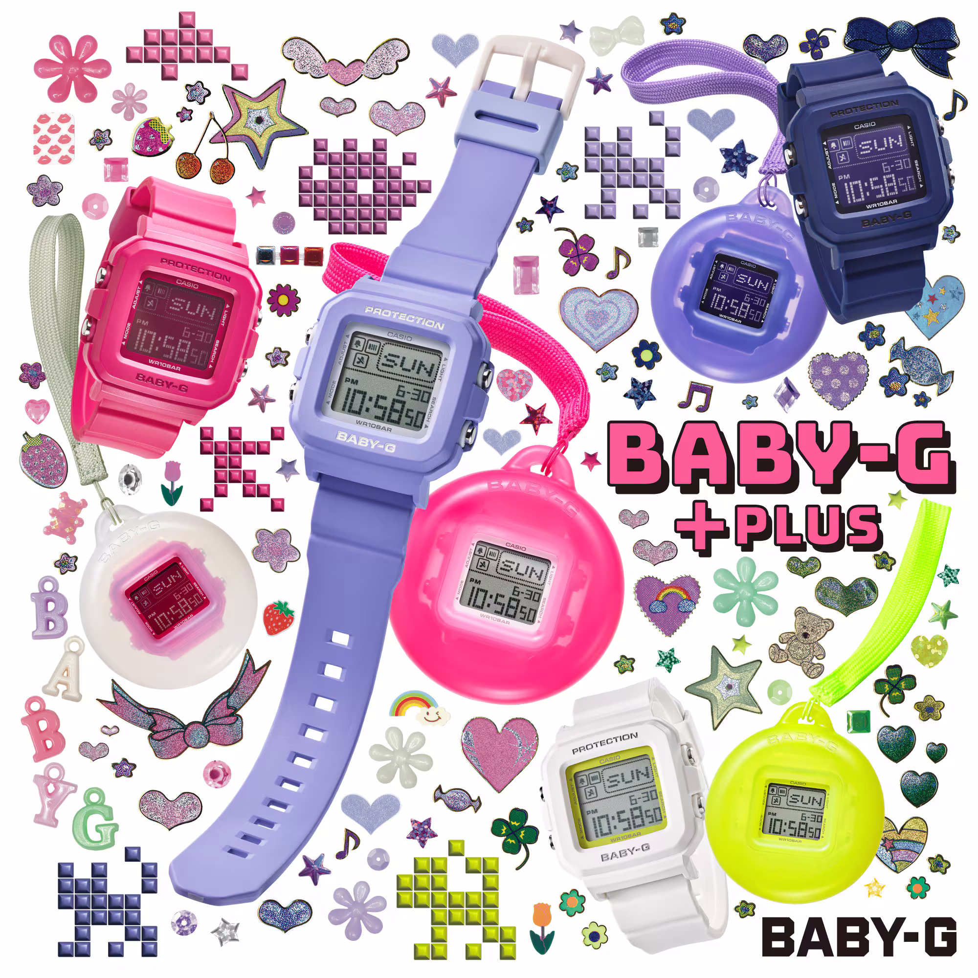 zegarek Baby-G BGD-10K-6ER biały Baby-G - miniatura 12