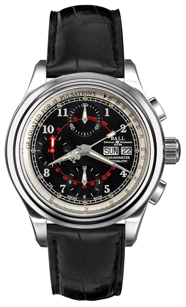 Ball Pulsemeter Chronometer CM1010D-LFCJ-BK