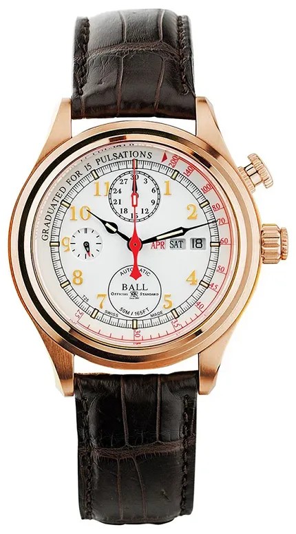 Ball CM1032D-PG-L1J-WH Trainmaster Doctors Chronograph - zdjęcie 1