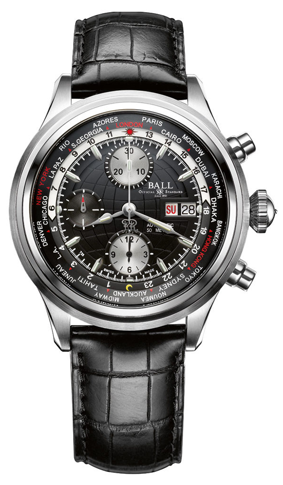 Ball Worldtime Chronograph CM2052D-LFJ-BK