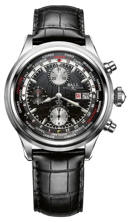 Ball CM2052D-LFJ-BK Trainmaster Worldtime Chronograph - zdjęcie 1