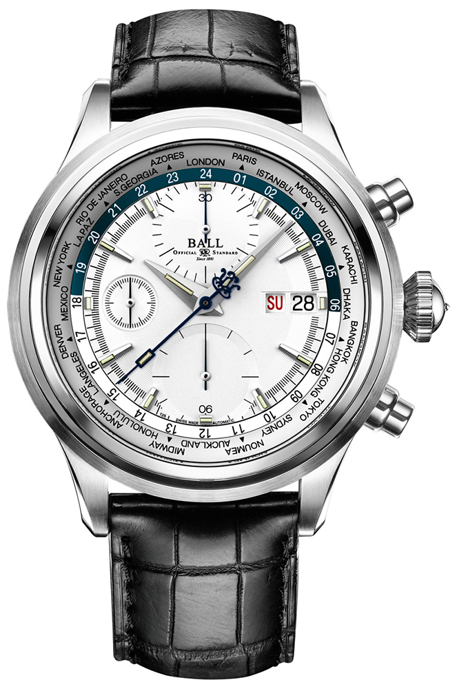 Ball Worldtime Chronograph CM2052D-LL1FJ-SLBE