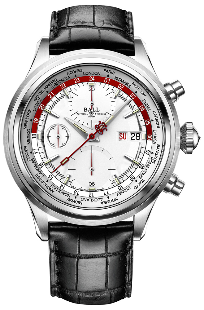 Ball Worldtime Chronograph CM2052D-LL1FJ-SLRD