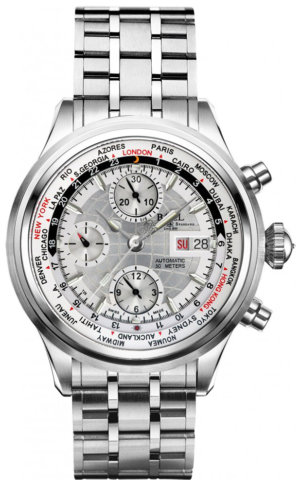 Ball Worldtime Chronograph CM2052D-SJ-SL