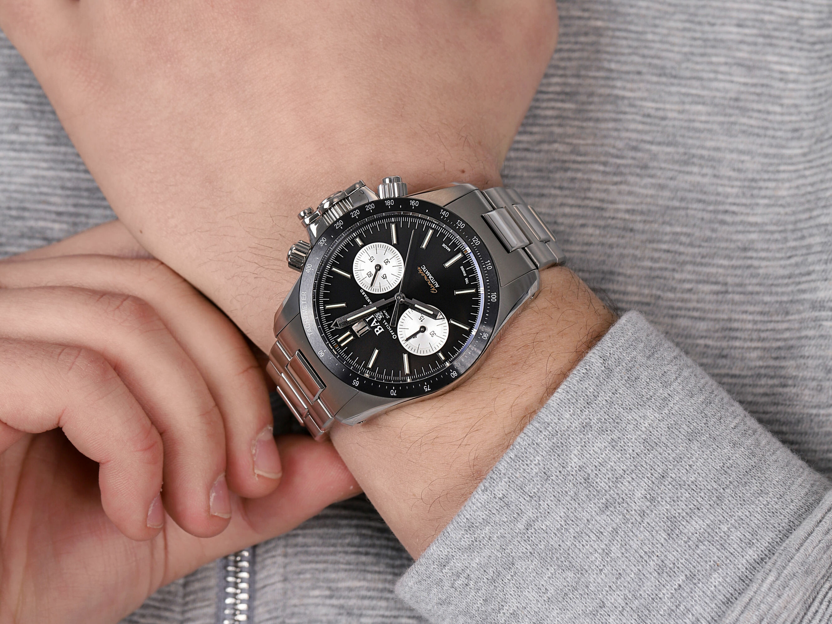 zegarek Ball CM2198C-S1CJ-BK Engineer Hydrocarbon Racer Chronograph Engineer Hydrocarbon szafirowe - miniatura 4