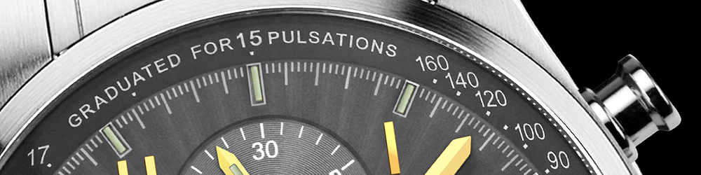 zegarek Ball CM3038C-LFJ-GY Pulsemeter II męski z chronograf Trainmaster - miniatura 3
