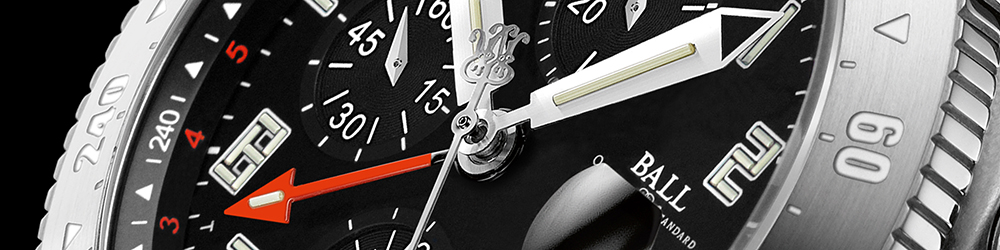 zegarek Ball DC3036C-SA-BK Spacemaster Orbital II męski z chronograf Engineer Hydrocarbon - miniatura 3