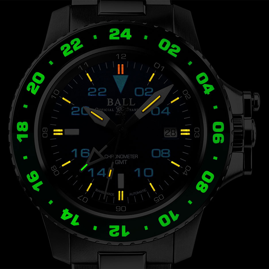 Ball DG2018C-P11C-BK AeroGMT II zegarek klasyczny Engineer Hydrocarbon - miniatura 4