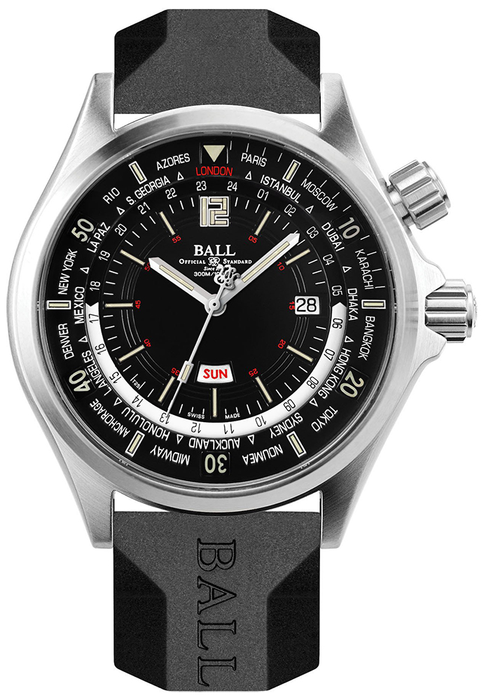Ball Diver Worldtime DG2022A-P3AJ-BK