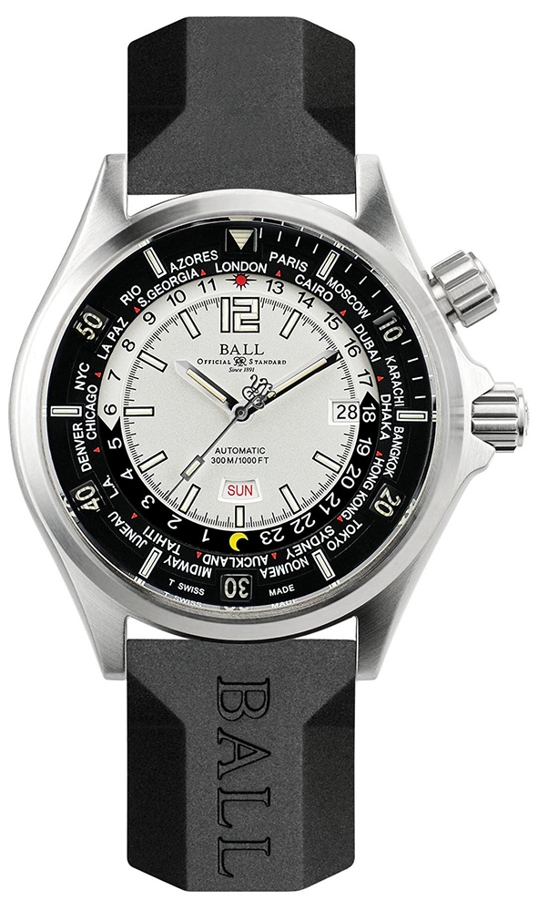 Ball Diver Worldtime DG2022A-PA-WH