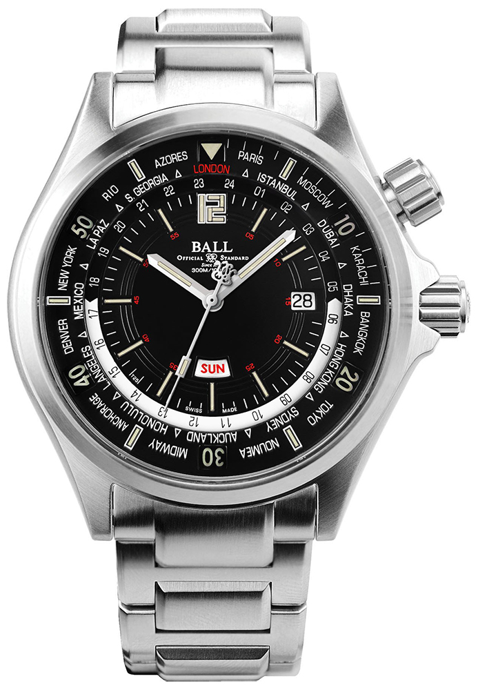 Ball Diver Worldtime DG2022A-S3AJ-BK