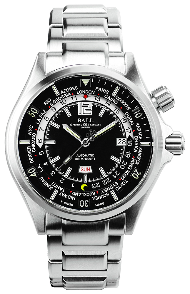 Ball Diver Worldtime DG2022A-SA-BK