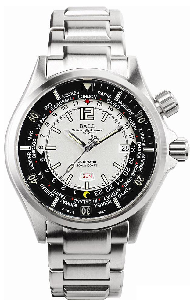 Ball Diver Worldtime DG2022A-SA-WH