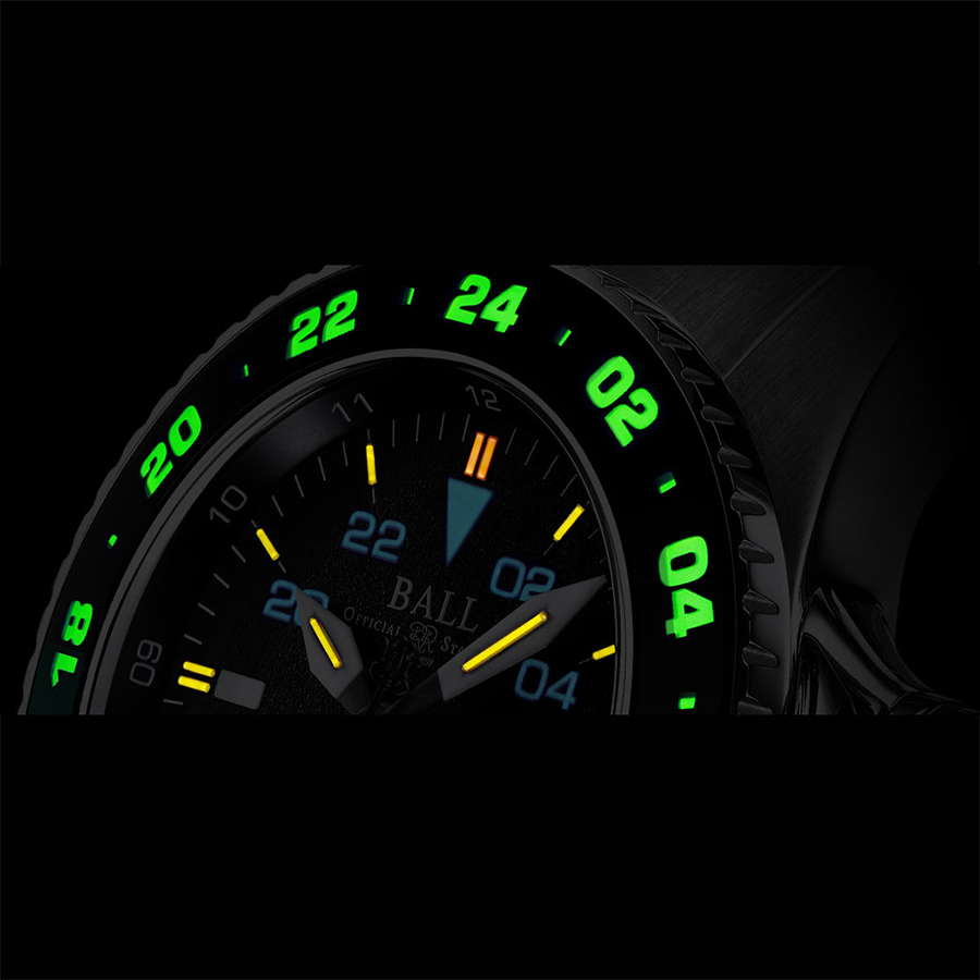 Ball DG2118C-S11C-BK AeroGMT II zegarek klasyczny Engineer Hydrocarbon - miniatura 4