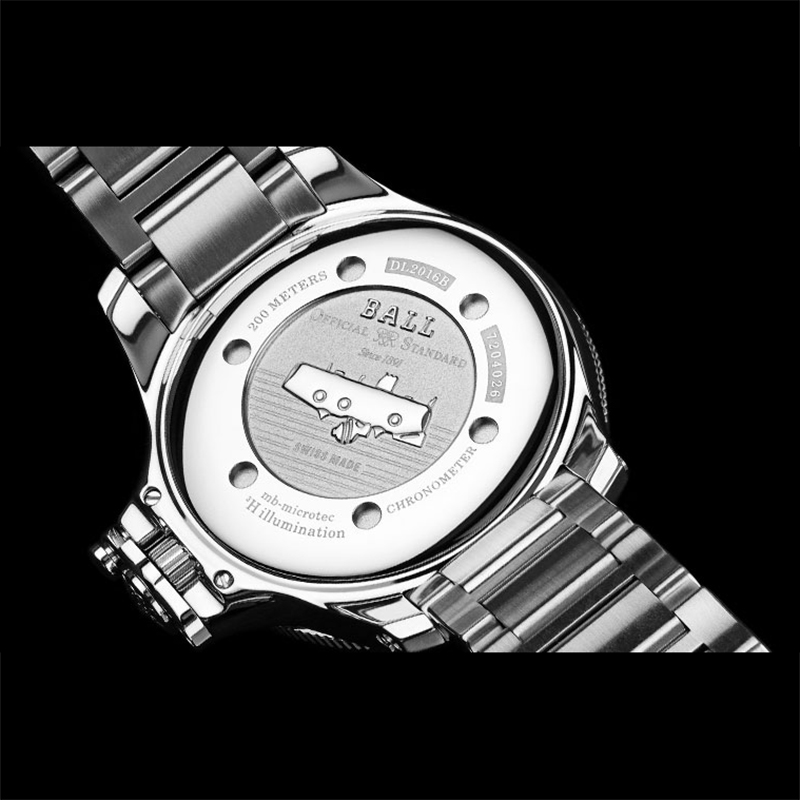 Ball DL2016B-S3CAJ-WH zegarek srebrny klasyczny Engineer Hydrocarbon bransoleta - miniatura 5