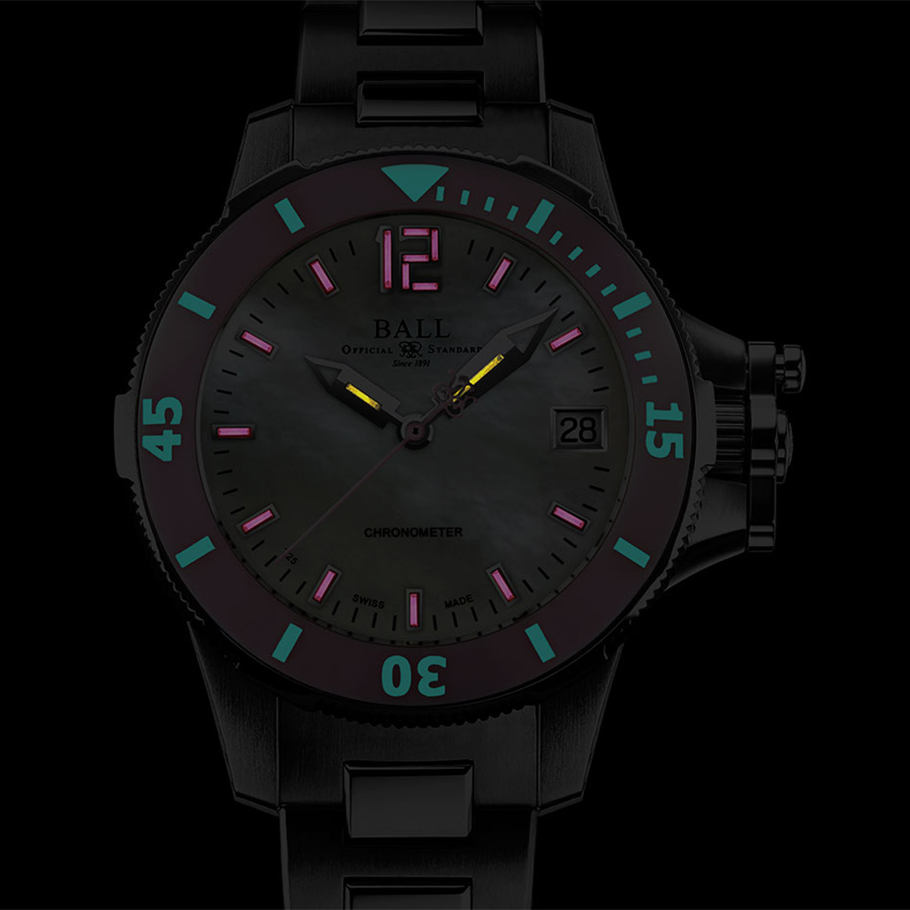 Ball DL2016B-S3CAJ-WH damski zegarek Engineer Hydrocarbon bransoleta - miniatura 3