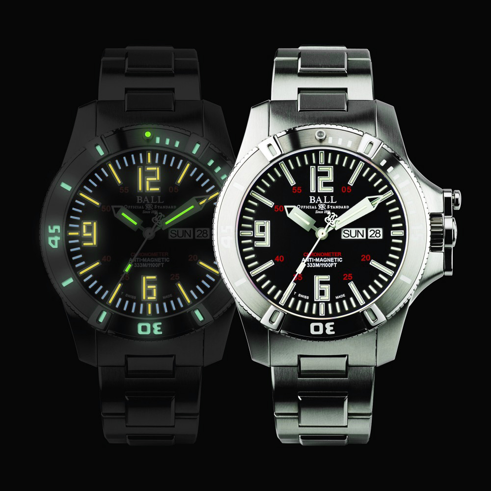 Ball DM2036A-SCA-BK męski zegarek Engineer Hydrocarbon bransoleta - miniatura 3