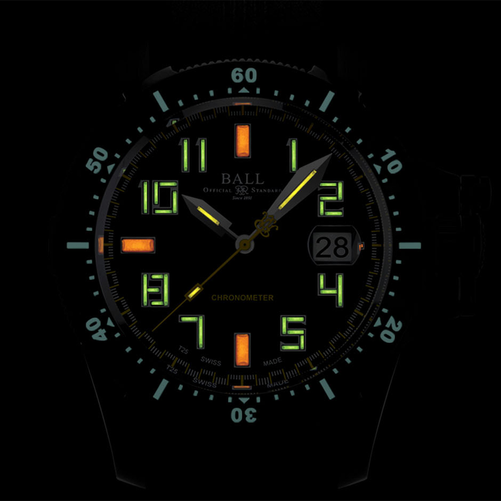 Ball DM2176A-P1CAJ-BK męski zegarek Engineer Hydrocarbon pasek - miniatura 3