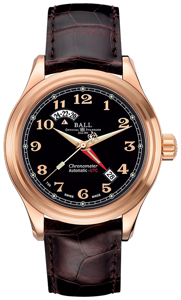 Ball Cleveland Express Dual Time GM1020D-PG-LCJ-BK