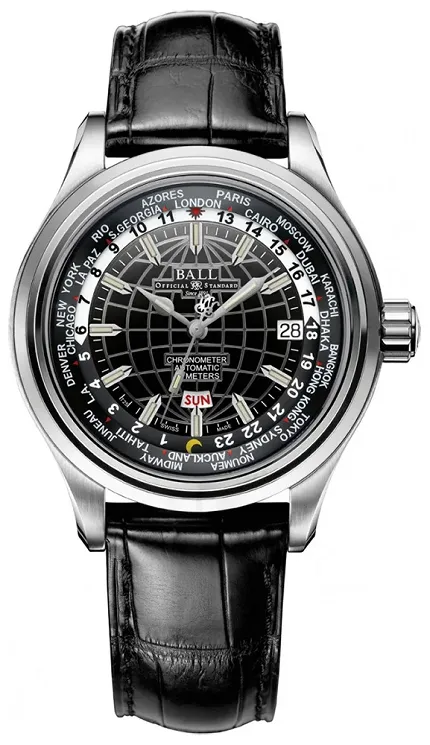 Ball GM2020D-LFCJ-BK Trainmaster Worldtime - zdjęcie 1