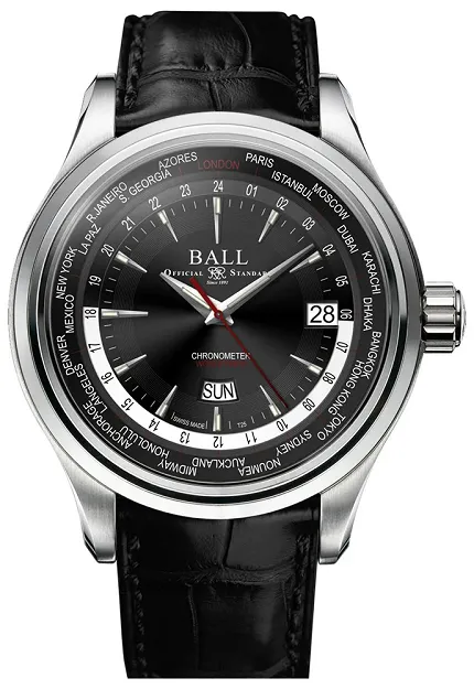 Ball GM2020D-LL1CJ-BK Trainmaster Worldtime - zdjęcie 1