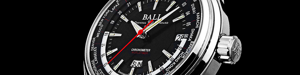 Ball GM2020D-LL1CJ-BK męski zegarek Trainmaster pasek - miniatura 3