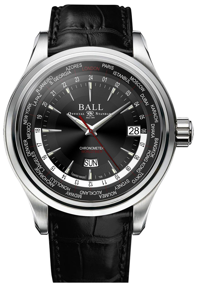 Ball Trainmaster Worldtime GM2020D-LL1FCJ-BK