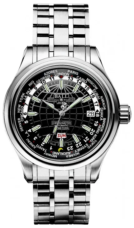 Ball GM2020D-SCJ-BK Trainmaster Worldtime - zdjęcie 1