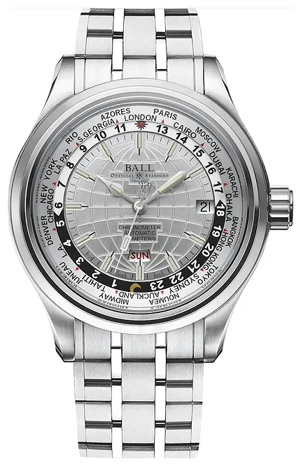 Ball GM2020D-SCJ-WH Trainmaster Worldtime - zdjęcie 1