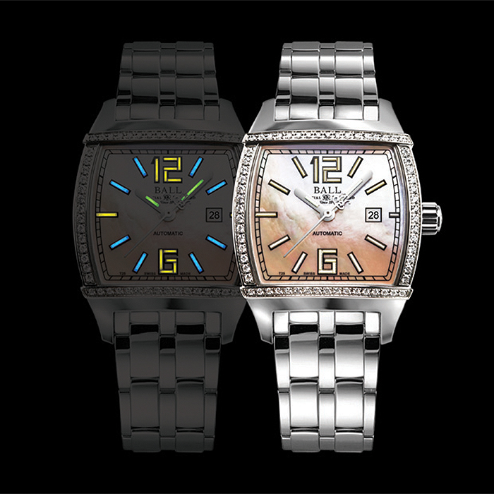 Ball NL1068D-DIA-S3AJ-PK zegarek damski Conductor - miniatura 2