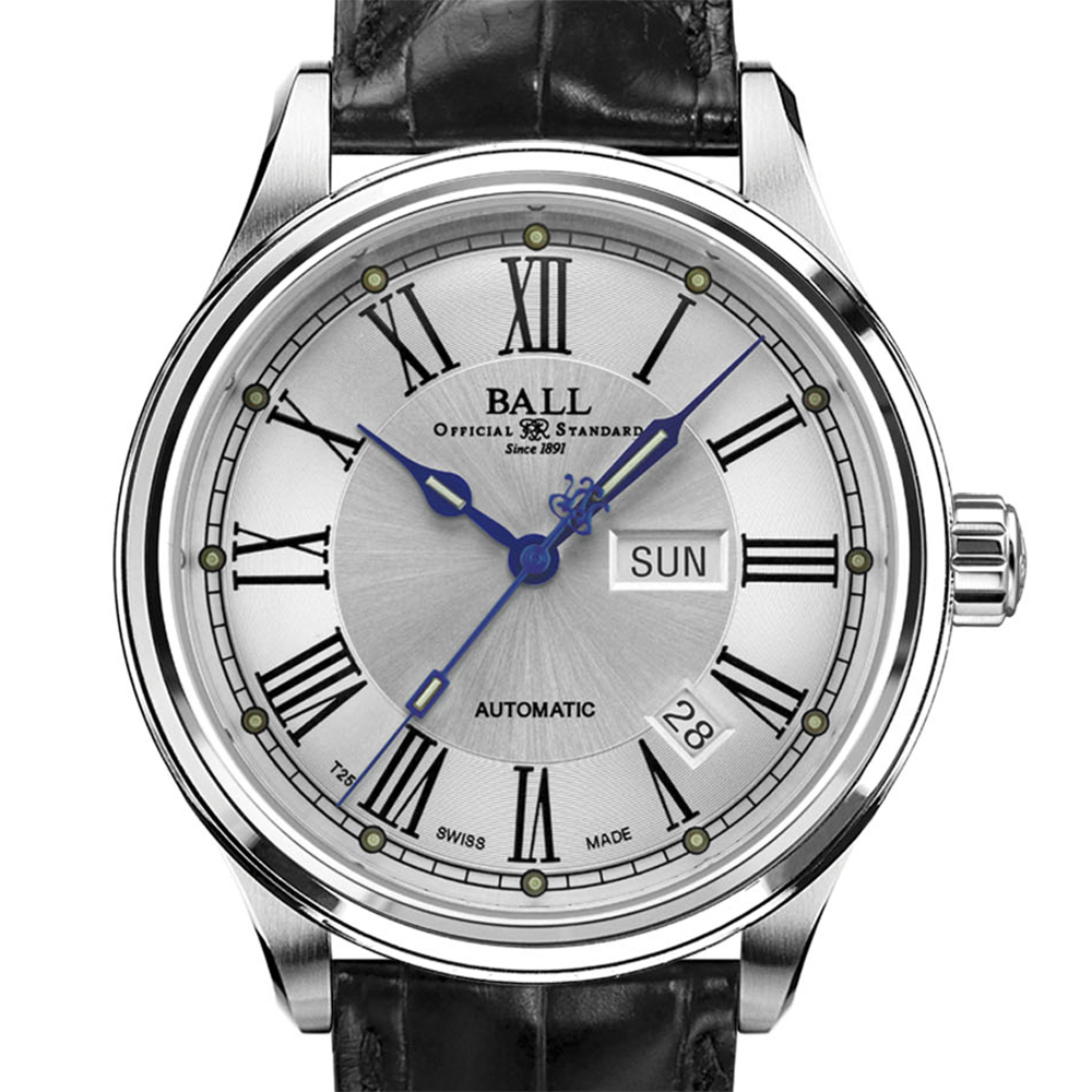 Ball NM1058D-LF4J-WH zegarek męski Trainmaster - miniatura 2