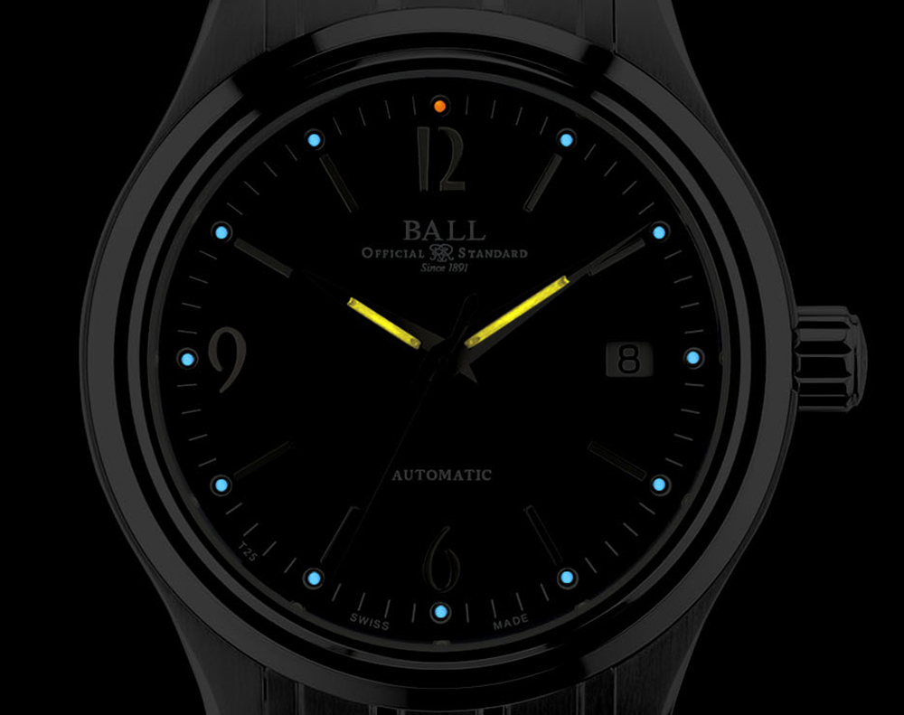 Ball NM1060D-LJ-BK zegarek męski Trainmaster - miniatura 2