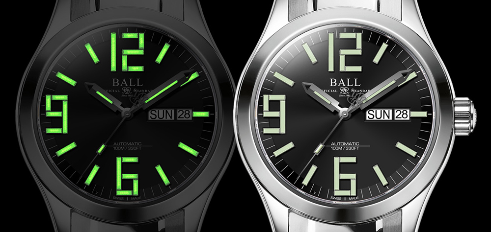 Ball NM2026C-LBK7-BK męski zegarek Engineer II pasek - miniatura 3