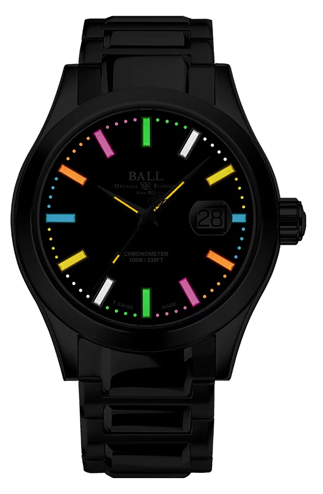zegarek Ball NM2028C-S29C-BK automatyczny męski Engineer III Marvelight Chronometer Caring Edition (43mm) - miniatura 2