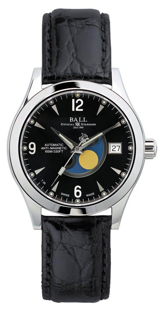Ball Ohio Moon Phase NM2082C-LLFJ-BK