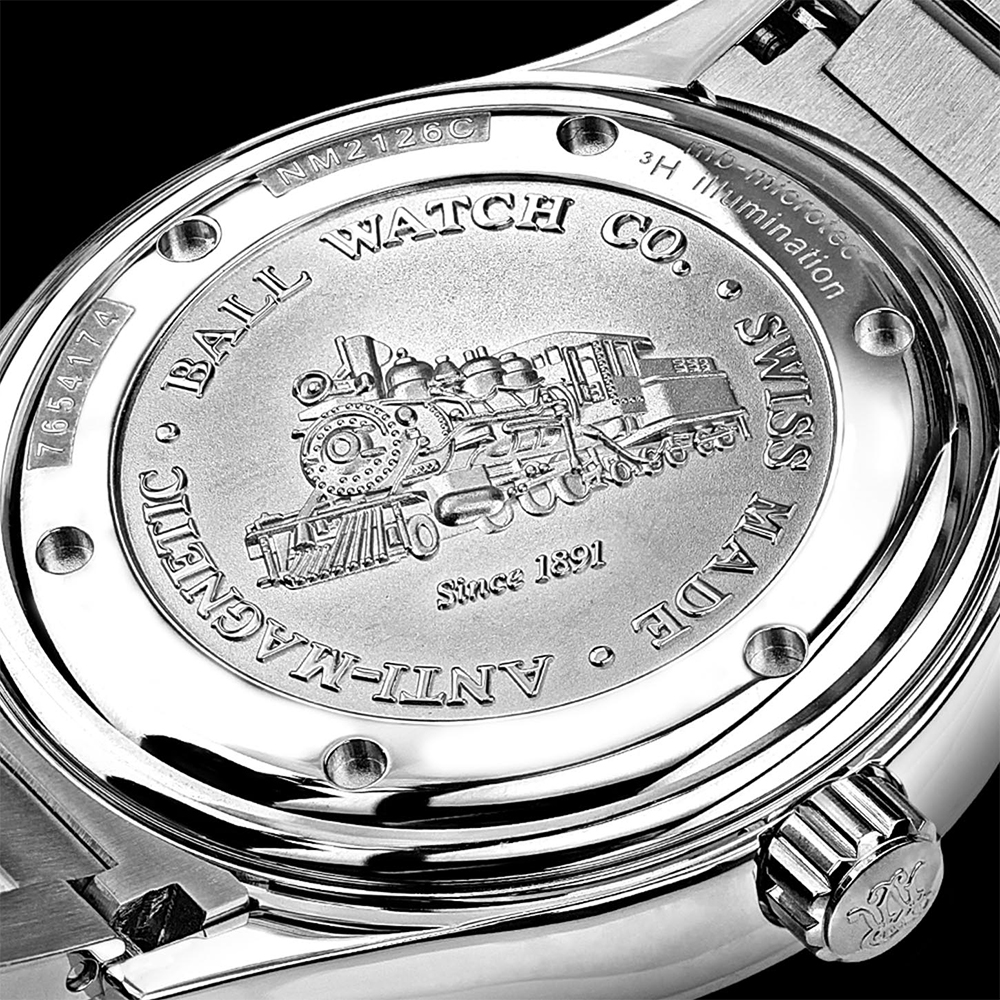 zegarek Ball NM2126C-S1C-BK automatyczny męski Engineer II PowerLIGHT 72 - miniatura 6