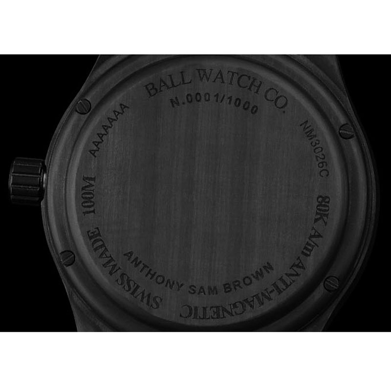 Ball NM3026C-P1CJ-BE zegarek czarny klasyczny Engineer III pasek - miniatura 5