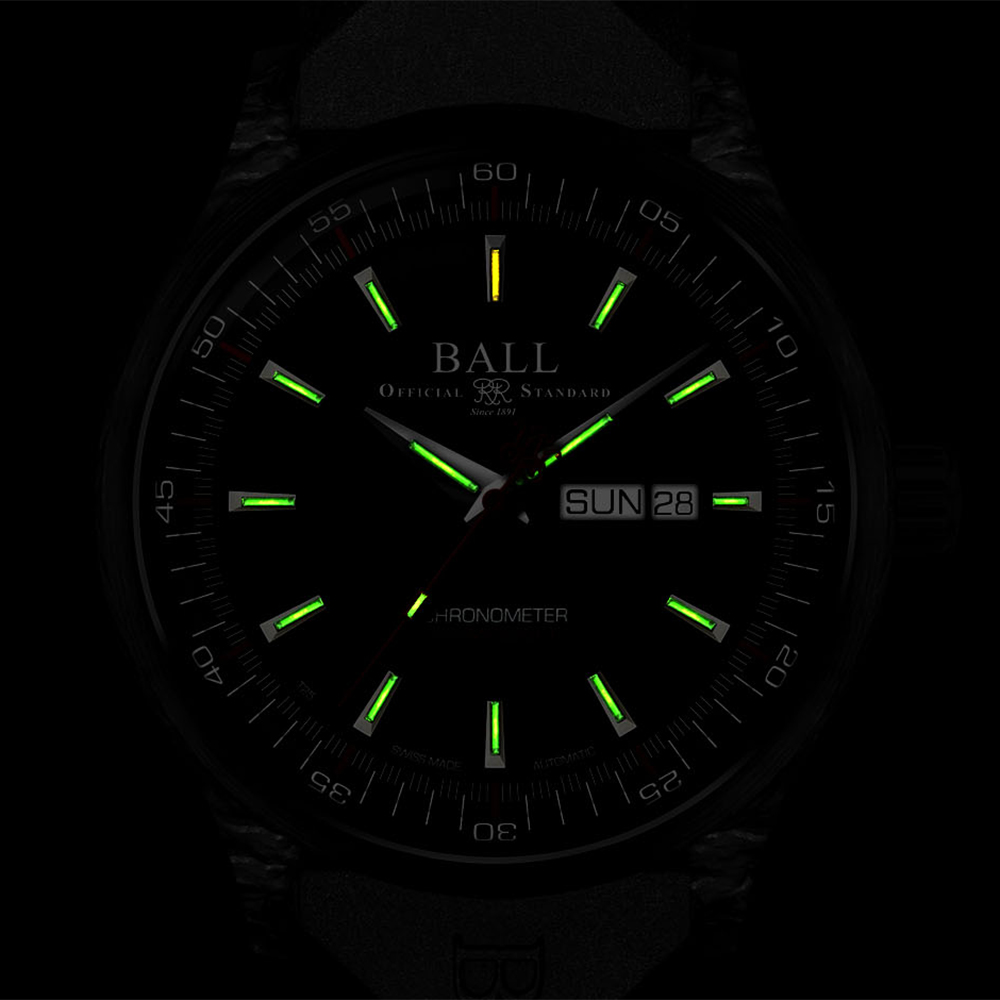 zegarek Ball NM3060C-PCJ-GY automatyczny męski Engineer II Volcano - miniatura 6