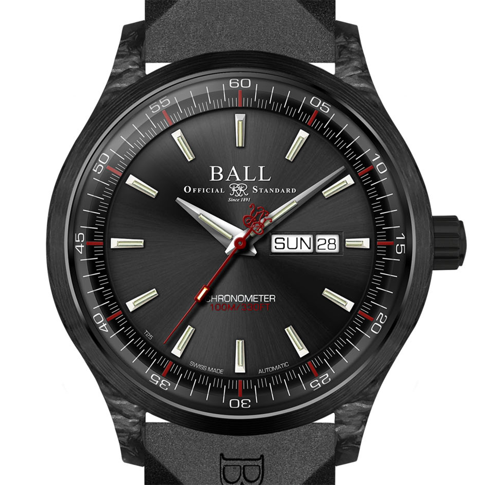Ball NM3060C-PCJ-GY męski zegarek Engineer II pasek - miniatura 3