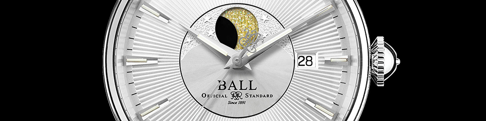 Ball NM3082D-LLFJ-SL męski zegarek Trainmaster pasek - miniatura 3