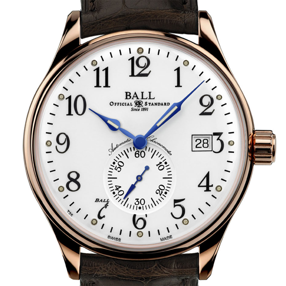 Ball NM3888D-PG-LCJ-WH zegarek męski Trainmaster - miniatura 2