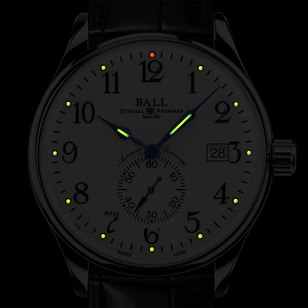 Ball NM3888D-S1CJ-WH zegarek męski Trainmaster - miniatura 2