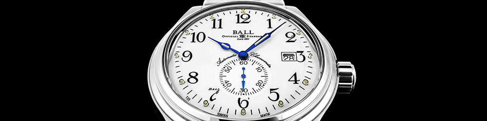 Ball NM3888D-S1CJ-WH męski zegarek Trainmaster bransoleta - miniatura 3