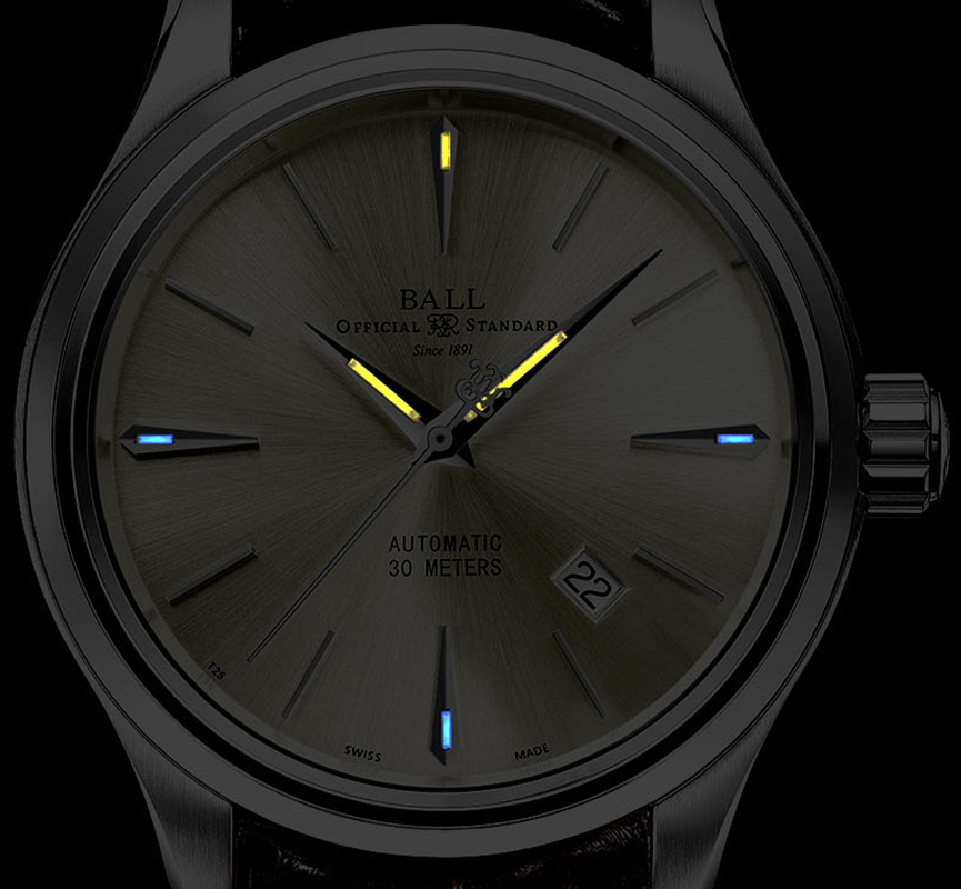Ball NM9080D-LLJ-SL zegarek męski Trainmaster - miniatura 2